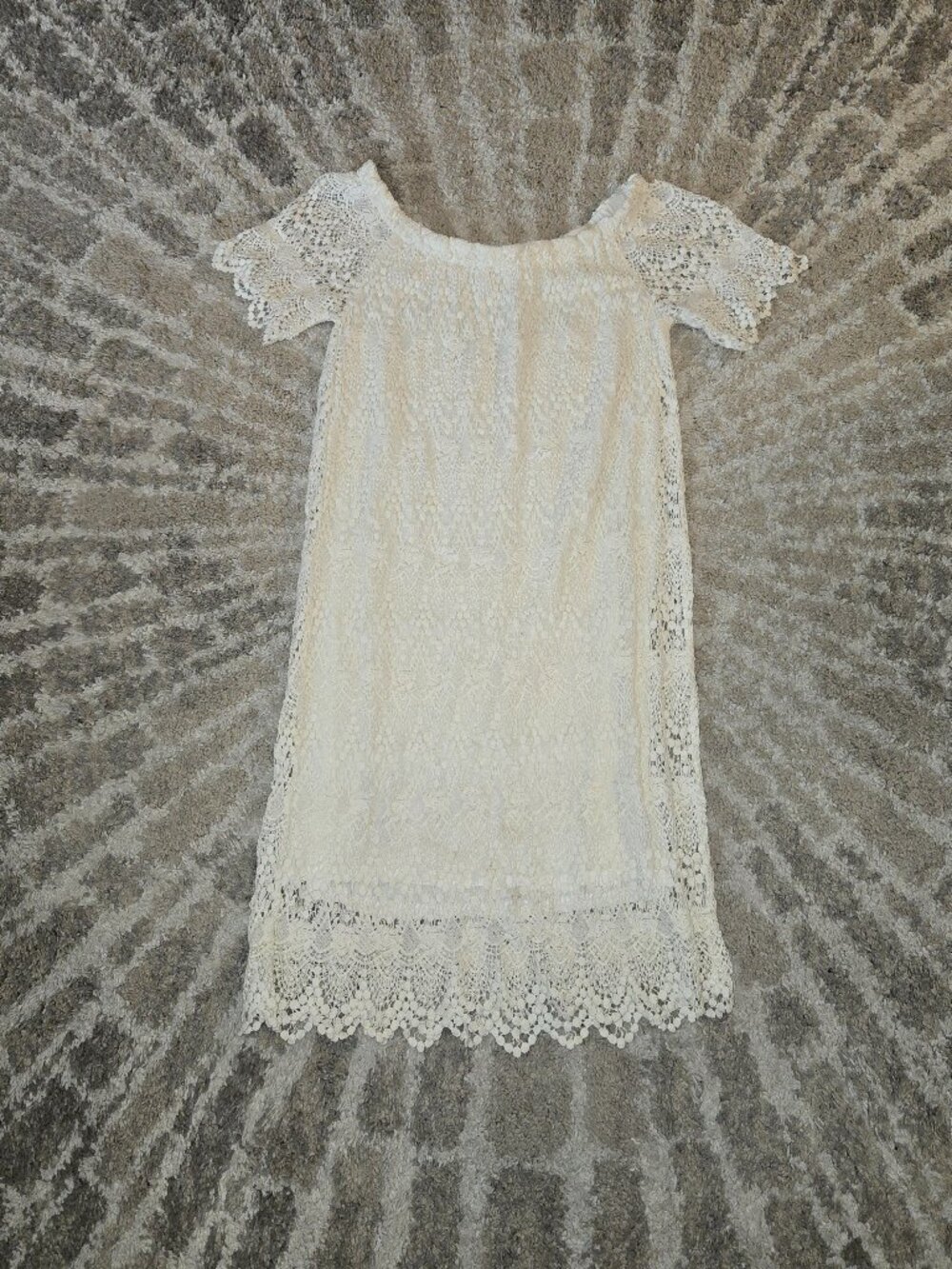 Velvet by Graham and Spencer Ivory Dress Size M